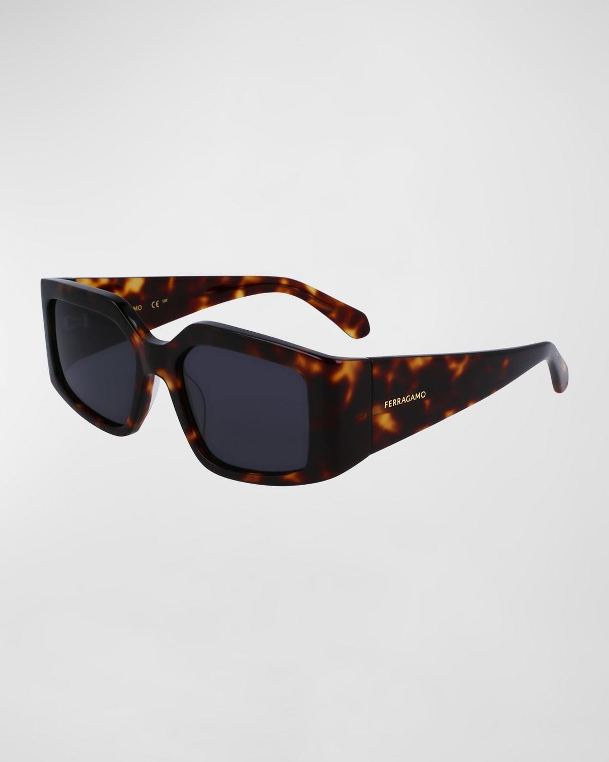 Mens Prisma Acetate Square Sunglasses, 56mm Product Image