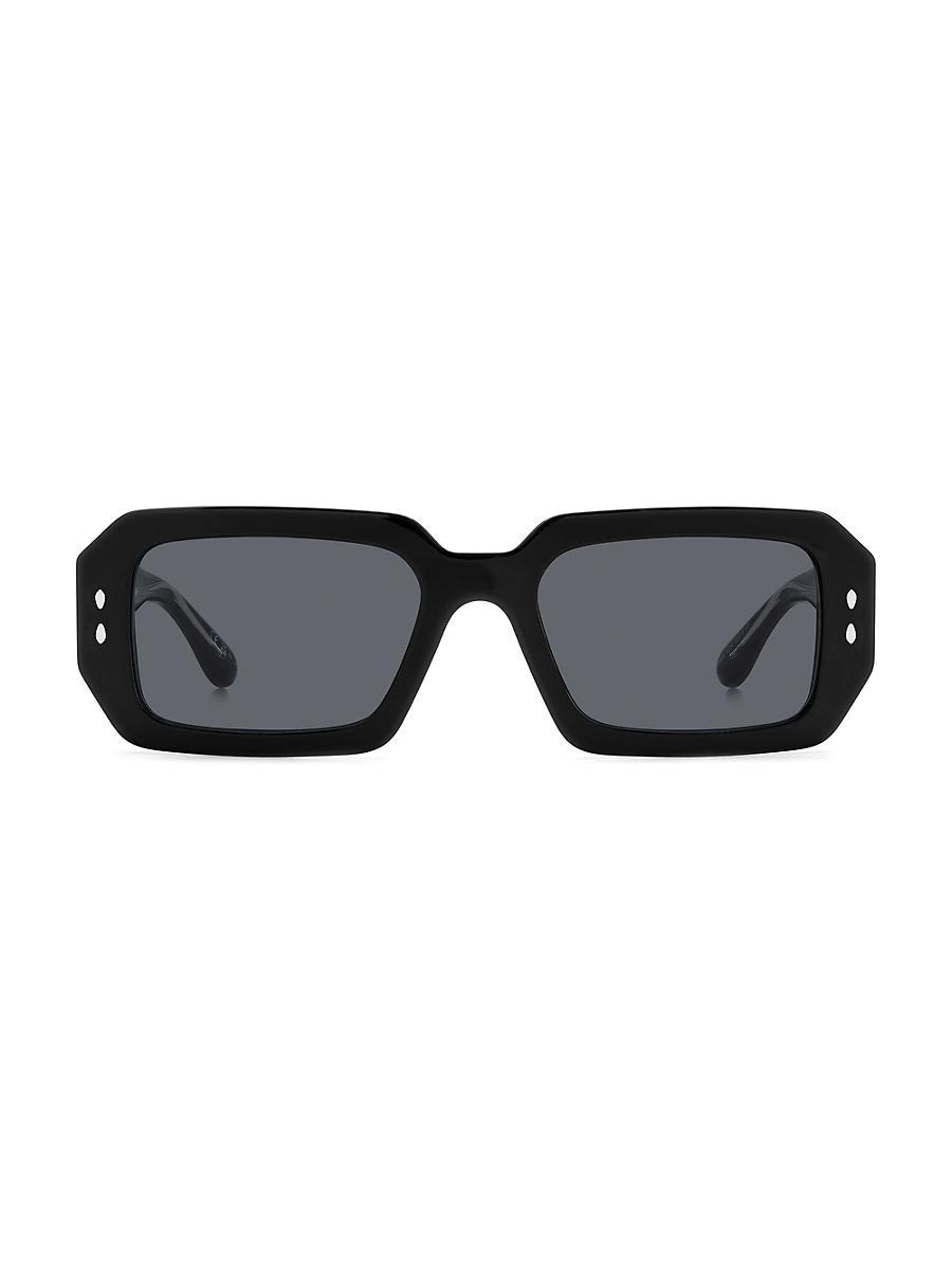 Womens 53MM Rectangle Sunglasses Product Image