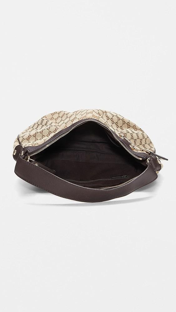 What Goes Around Comes Around Gucci Brown Canvas Sukey Hobo Bag | Shopbop Product Image