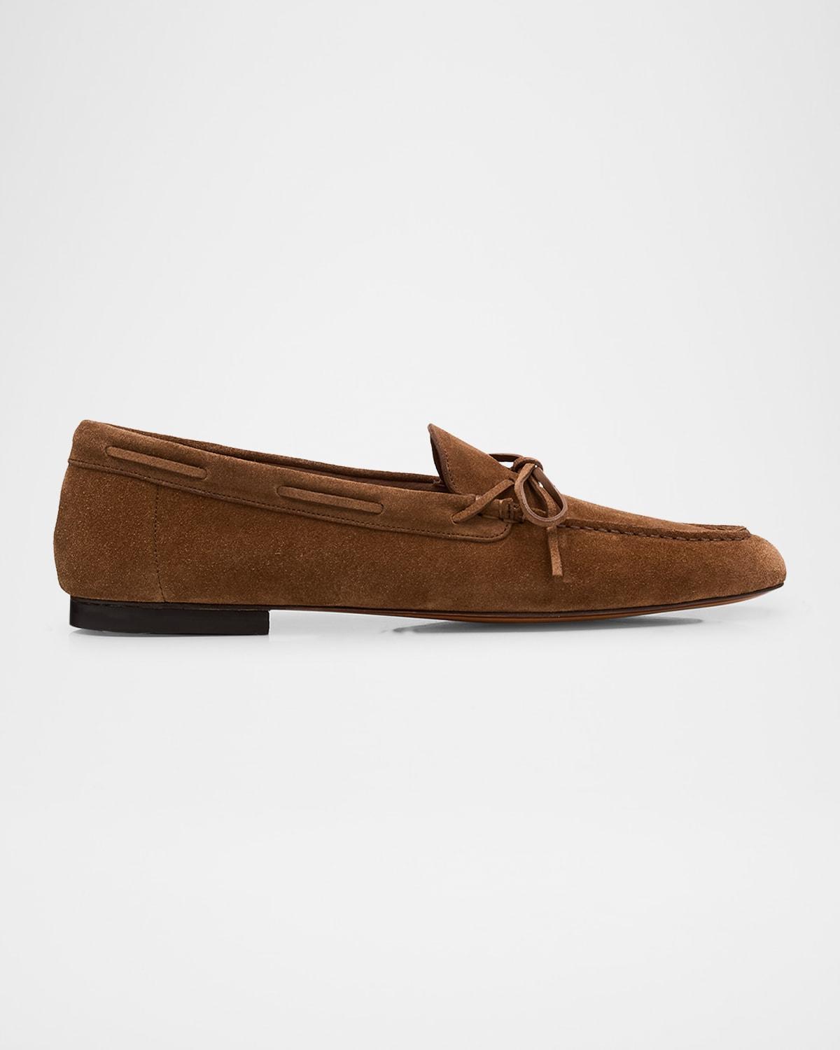 Mens Beekman Suede Moc-Toe Loafers Product Image