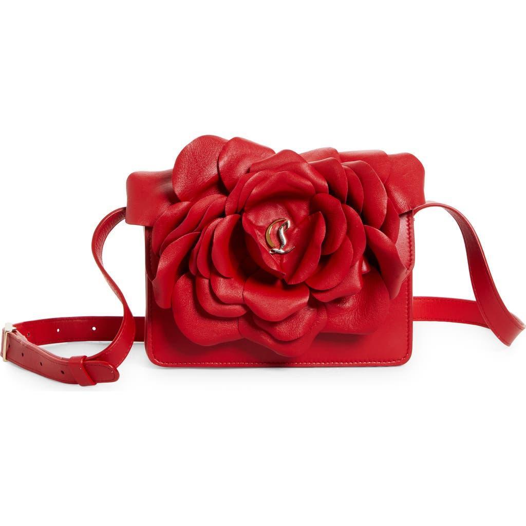 CHRISTIAN LOUBOUTIN Womens  Loubi54 Small Leather Cross-body Bag In Loubi/gold Product Image