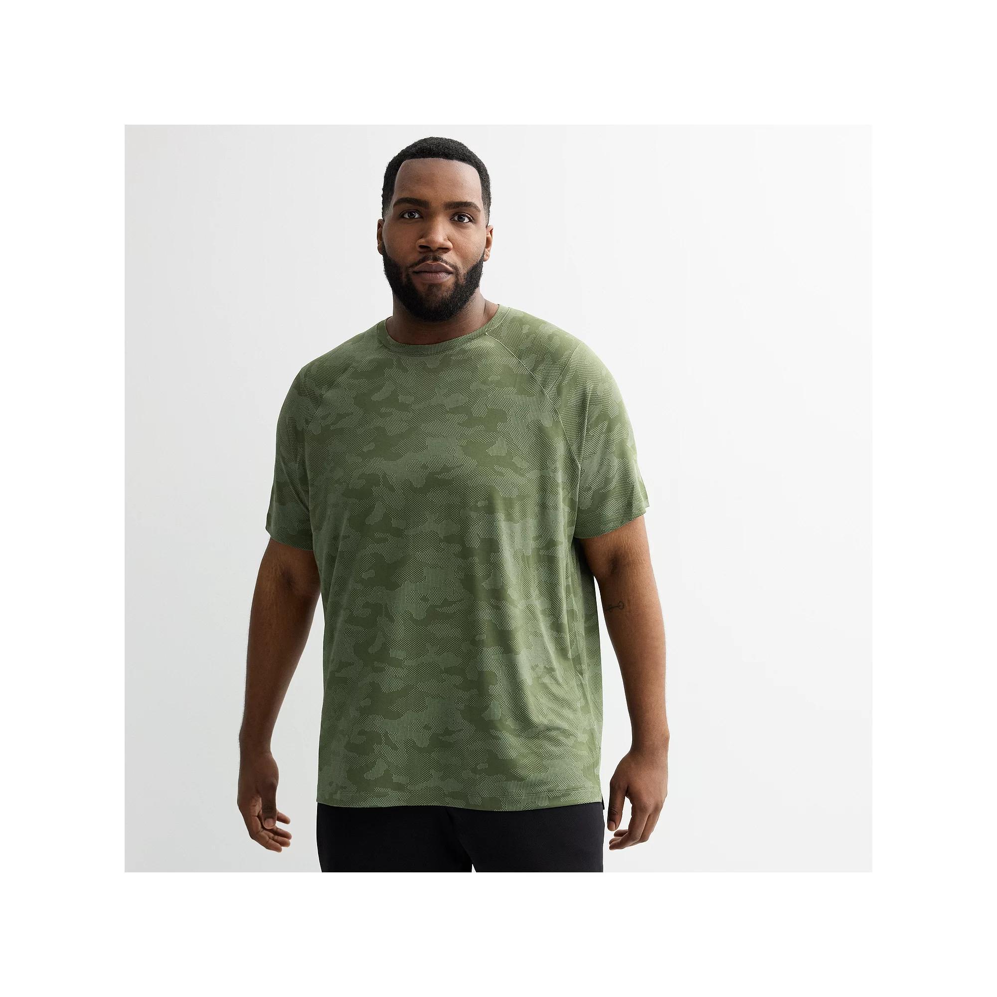 Big & Tall Tek Gear® Performance Tee, Men's, Size: 2XB, Army Bottle Product Image