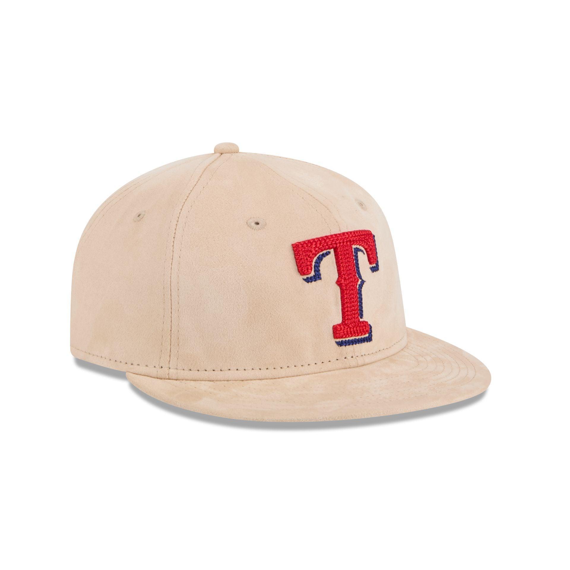 Texas Rangers Stone Suede Retro Crown 9FIFTY Snapback Hat Male Product Image