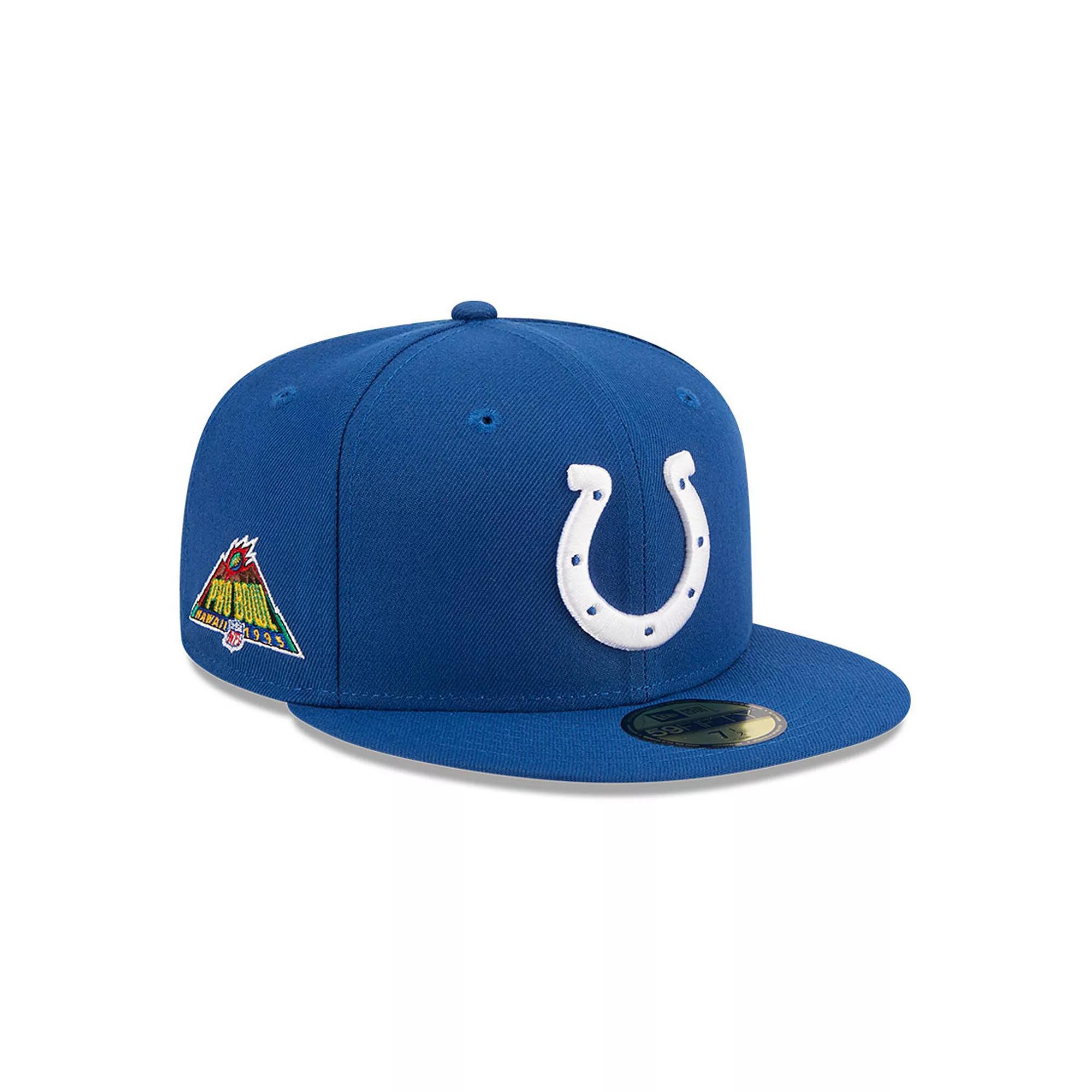 Mens New Era Royal Indianapolis Colts Main Patch 59FIFTY Fitted Hat Product Image
