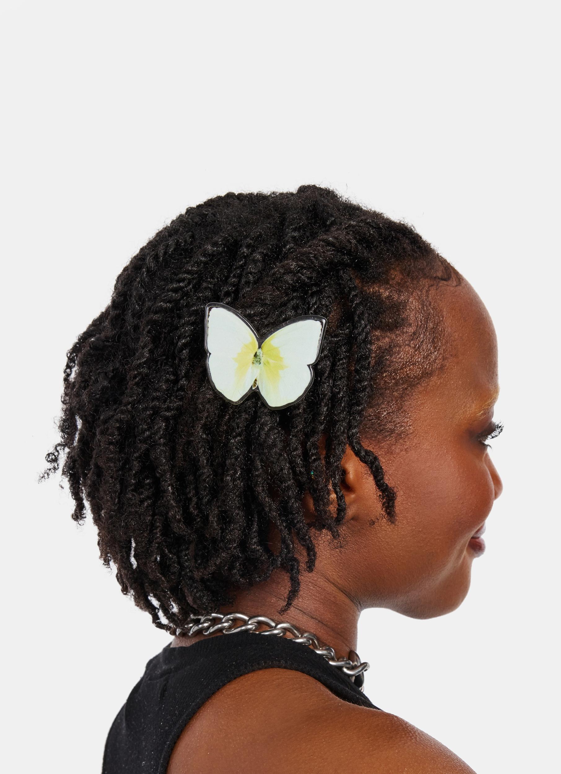 White and Yellow Butterfly Clip Pack Product Image