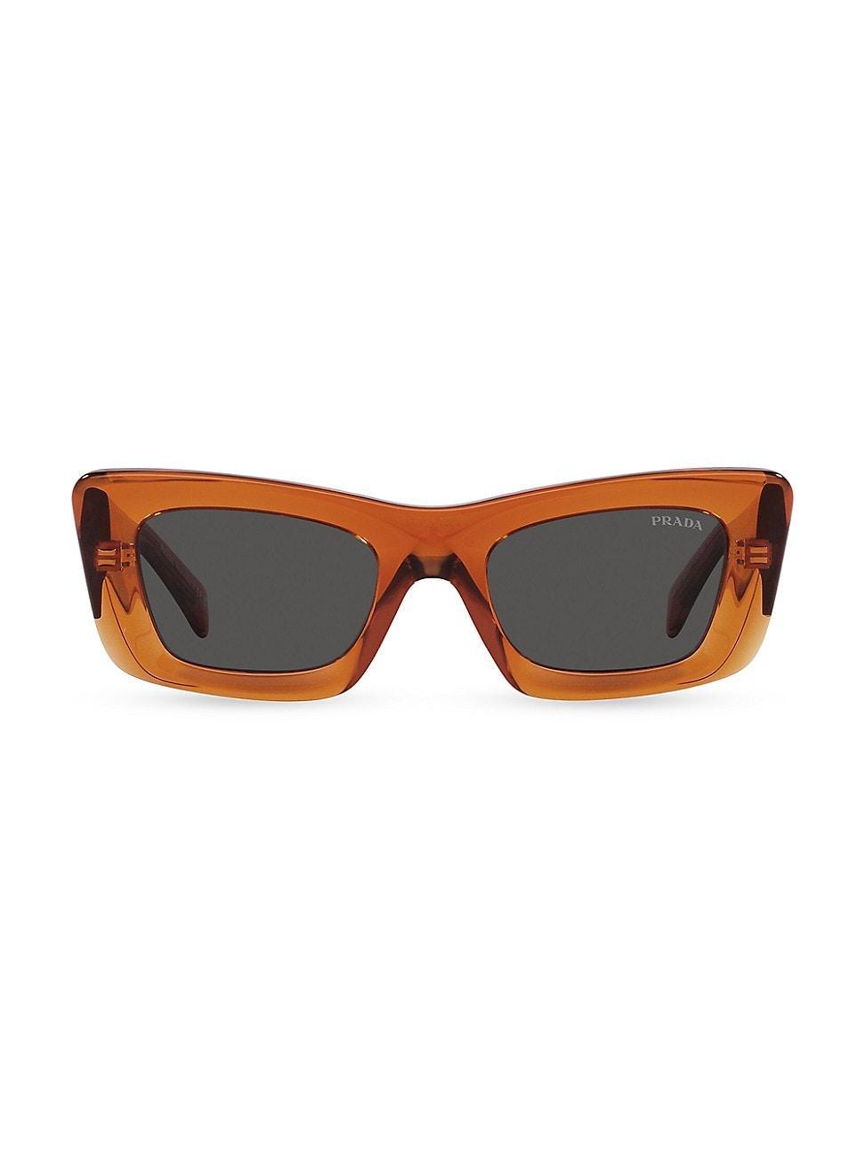 Prada PR 13ZS 50mm Matte Marble Cat Eye Statement Sunglasses Product Image