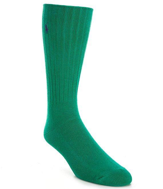 Polo Ralph Lauren Cotton Rib Single Crew Socks Product Image