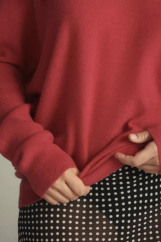 The Charley Cashmere Relaxed V-Neck Sweater Product Image
