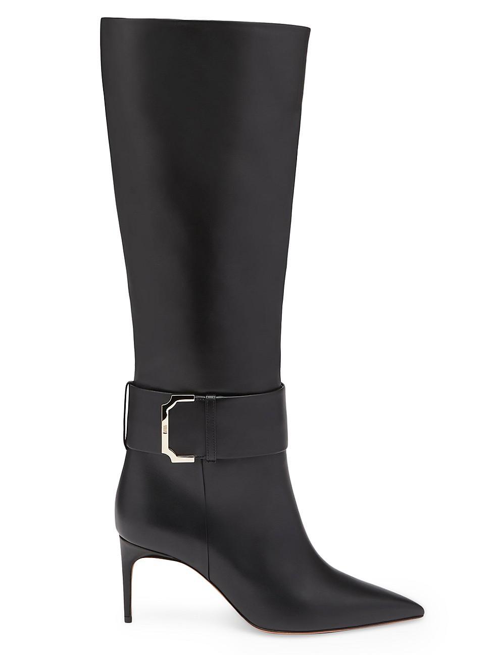 Womens Silvana 70MM Tall Leather Boots Product Image