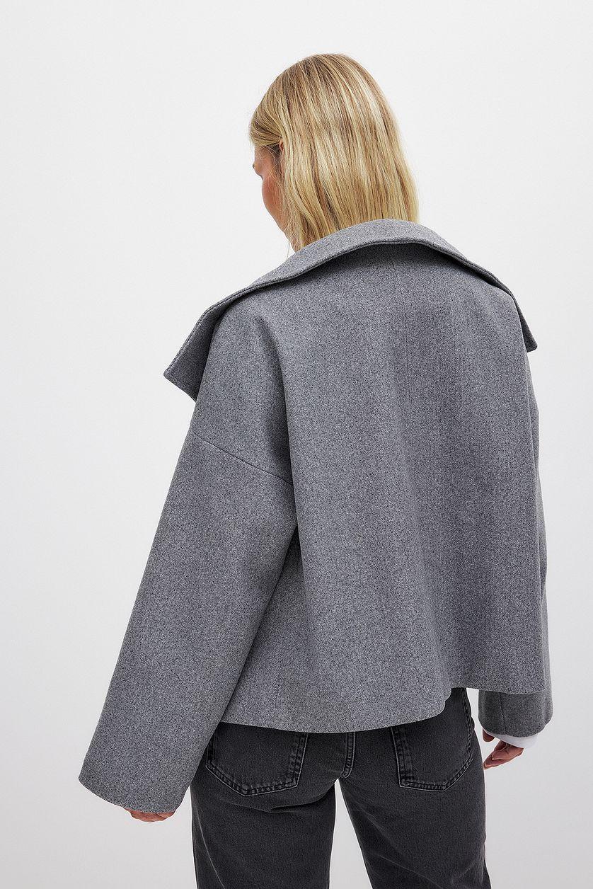 Double Breasted Short Coat Product Image