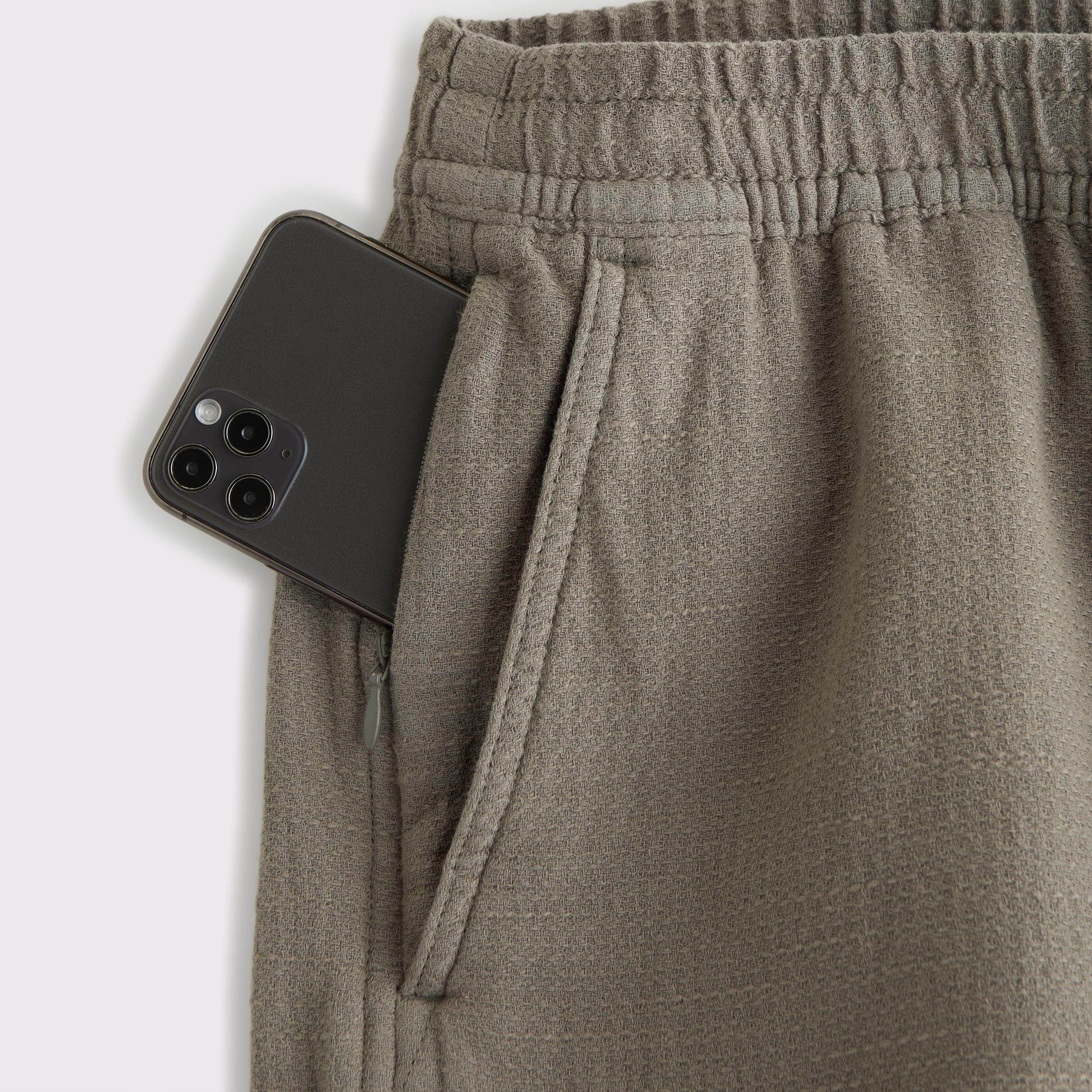 Cotton Texture Pull-On Short Product Image