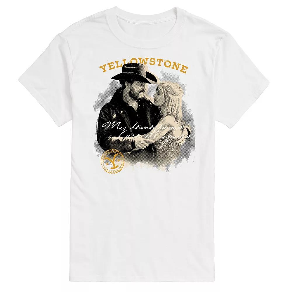 Big & Tall Yellowstone My Tomorrows Graphic Tee, Mens Product Image