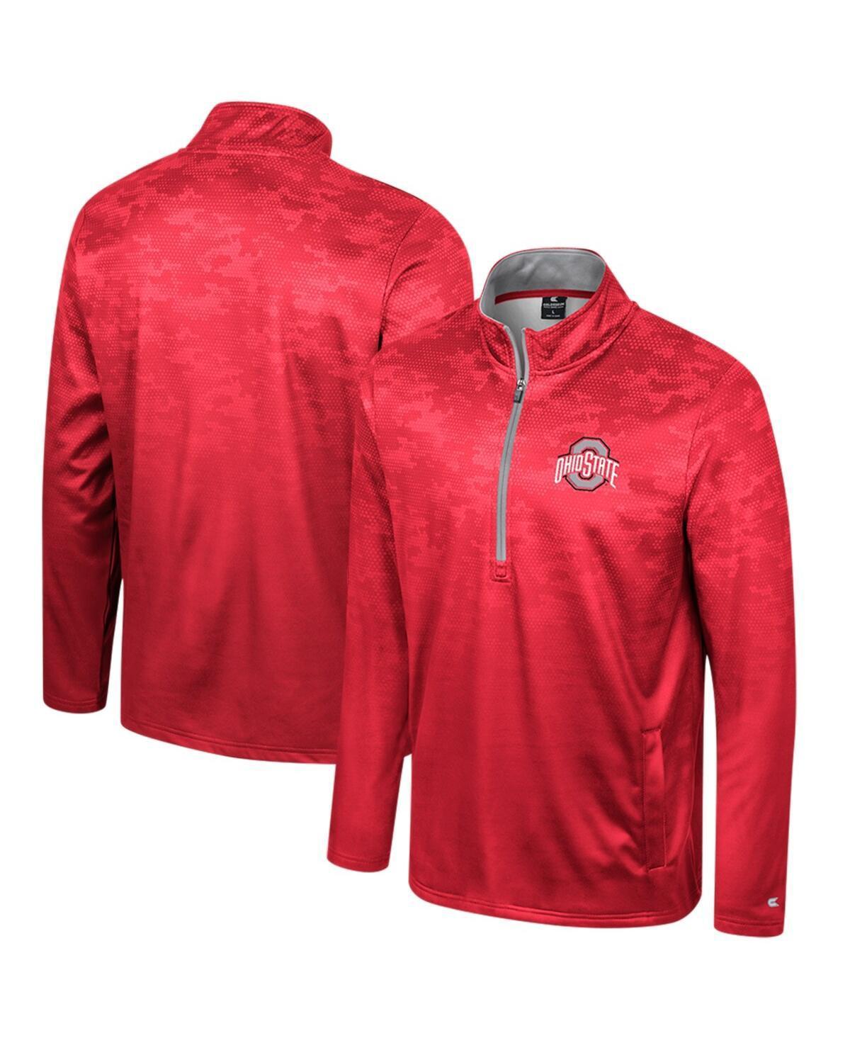 Men's Colosseum  Royal Pitt Panthers The Machine Half-Zip Jacket, Size: Medium, Blue Product Image