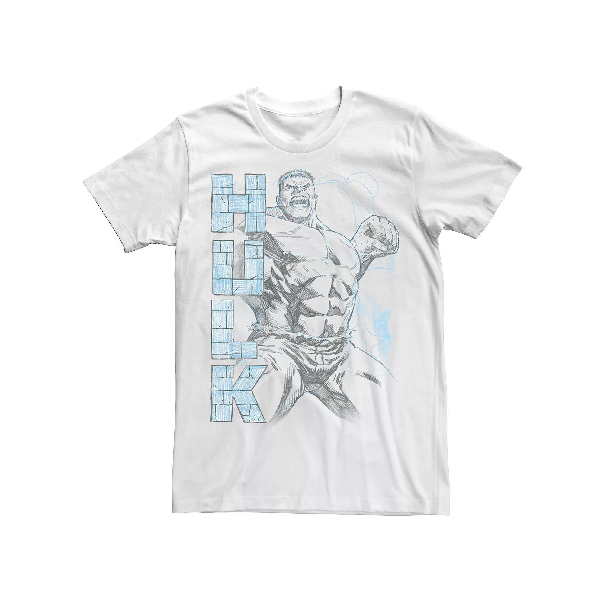 Men's Marvel Anger Problems Graphic Tee, Size: 3XL, White Product Image