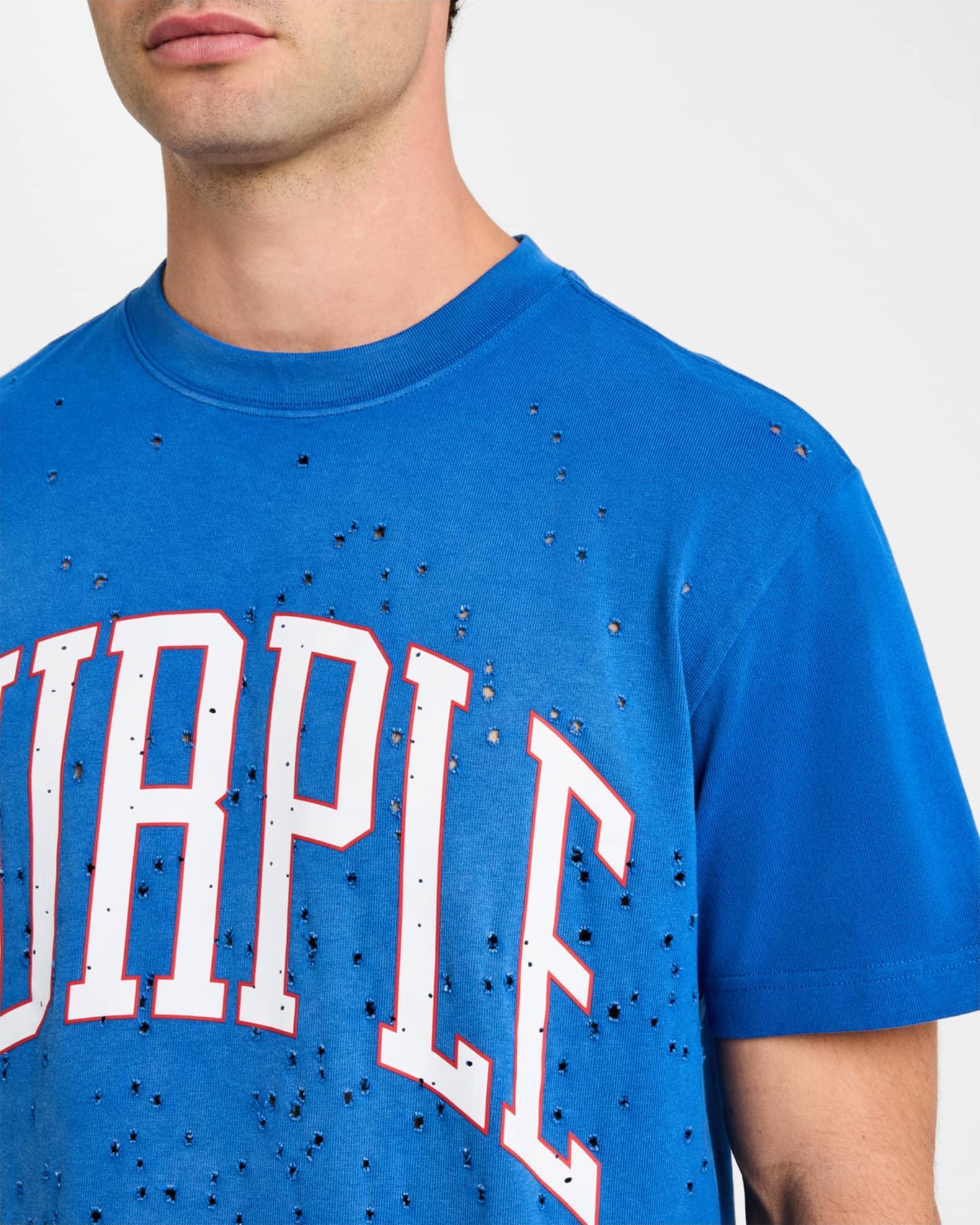 Mens Destroyed Collegiate T-Shirt Product Image