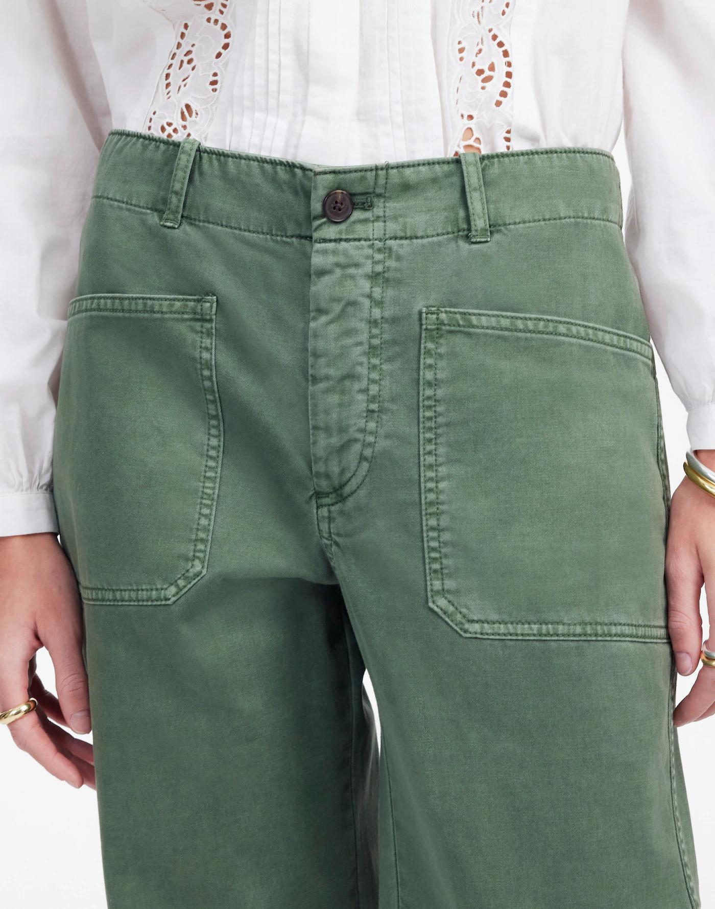 The Taper-Leg Utility Pant in Garment-Dyed Twill Product Image