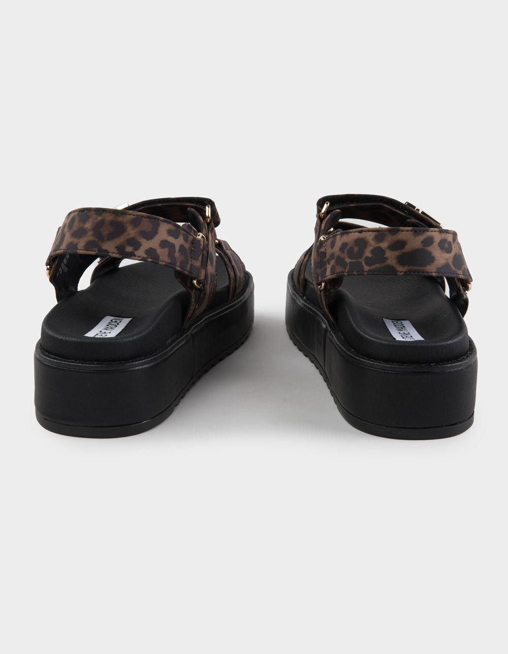 STEVE MADDEN Blaire Womens Platform Sandals - LEOPARD Product Image