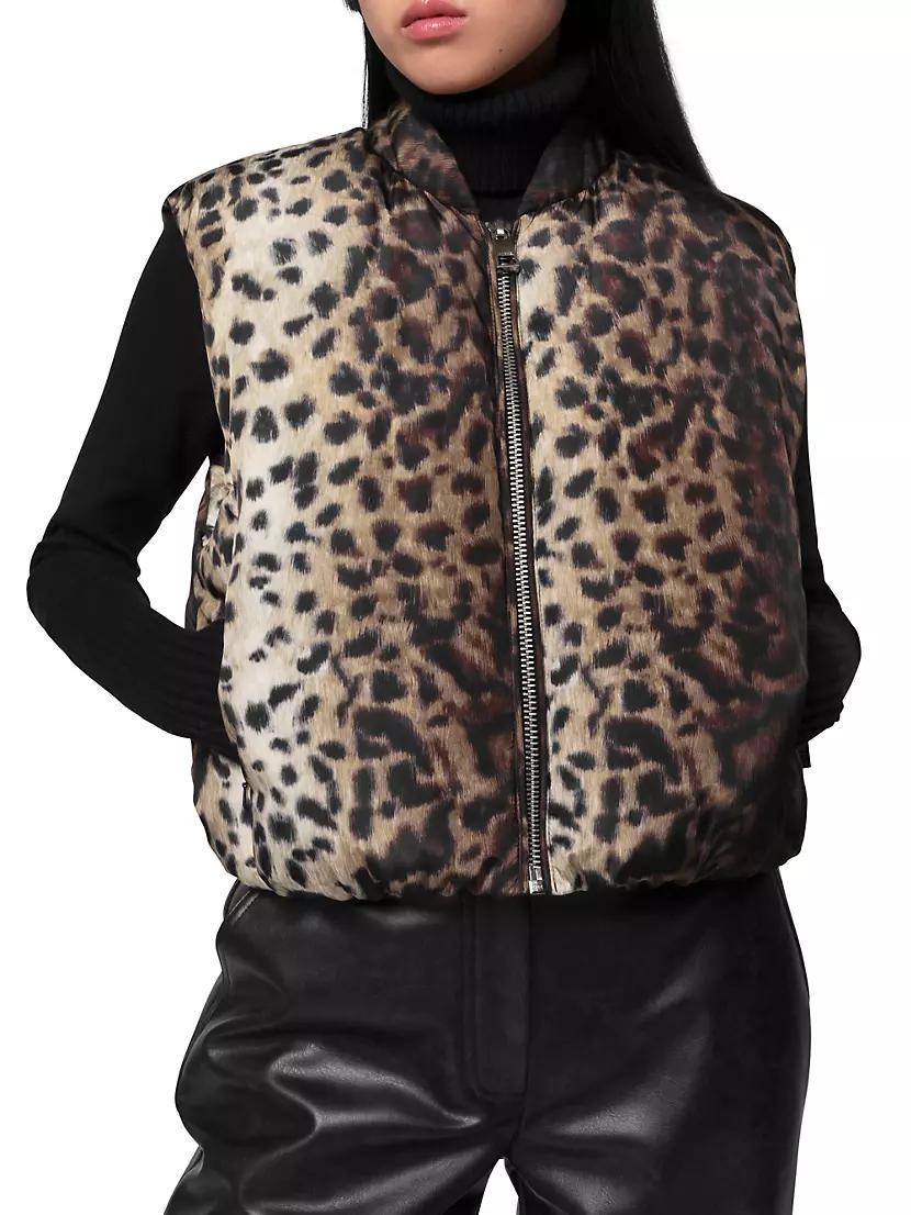 Phoenix Leopard Padded Vest Product Image