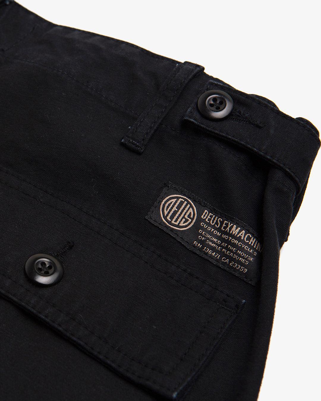 Harris Cropped Fatigue Pant - Black Product Image