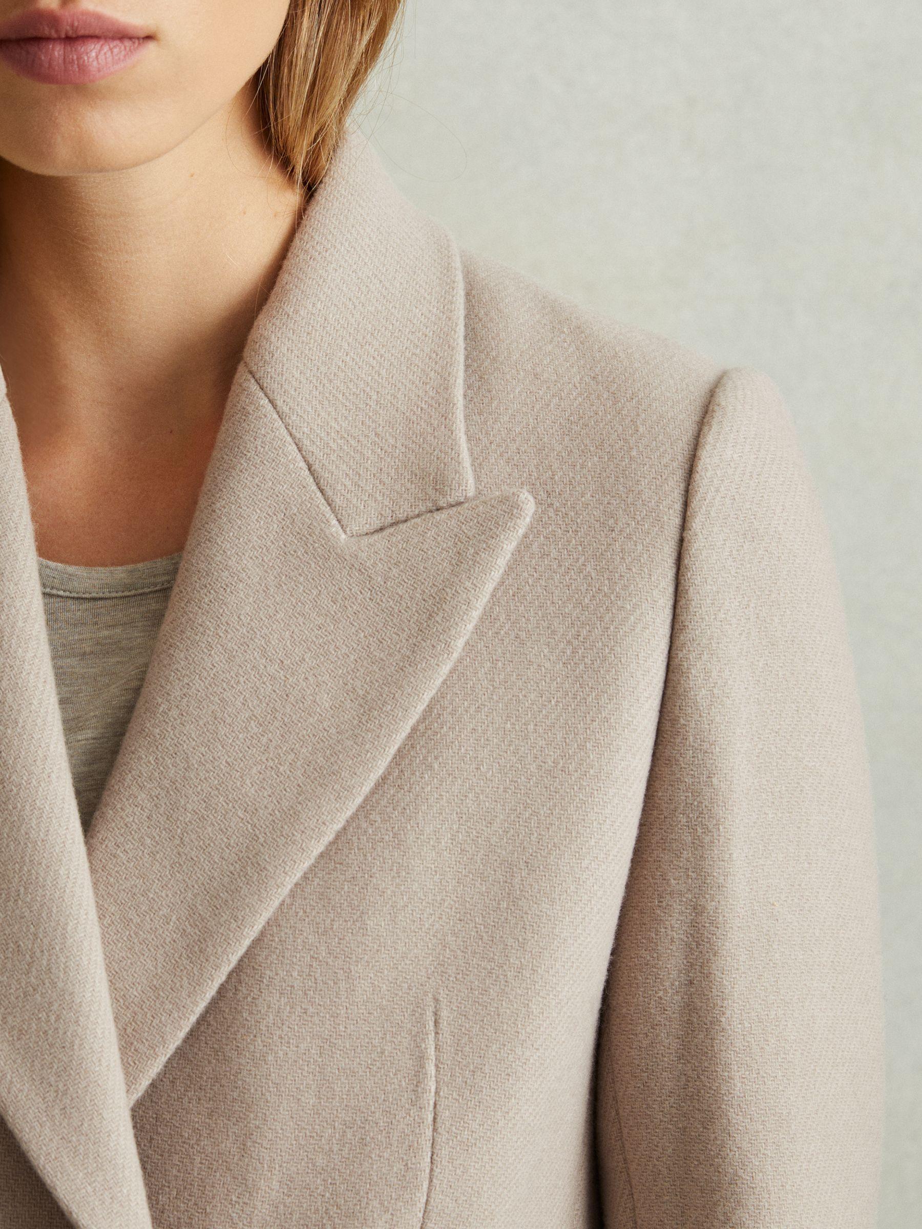 Petite Wool-Blend Coat in Stone Product Image