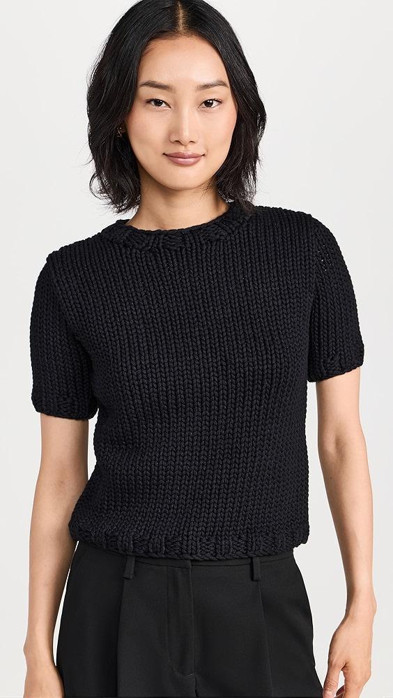 CO Shrunken Knit Tee | Shopbop Product Image