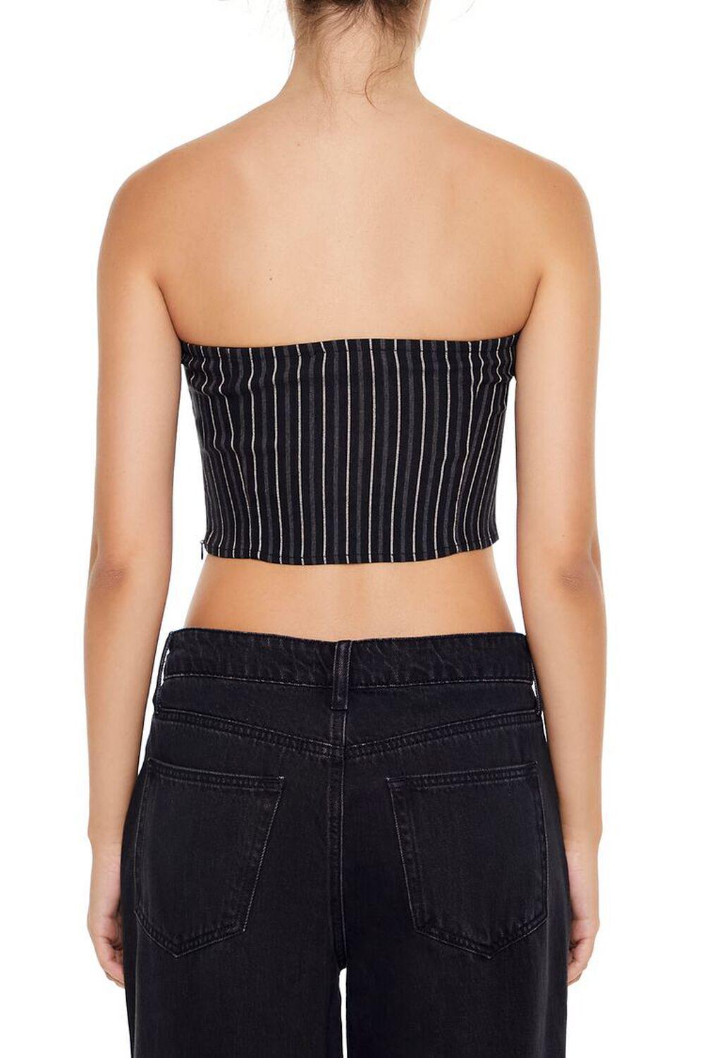 Striped Bow Tube Top | Forever 21 Product Image