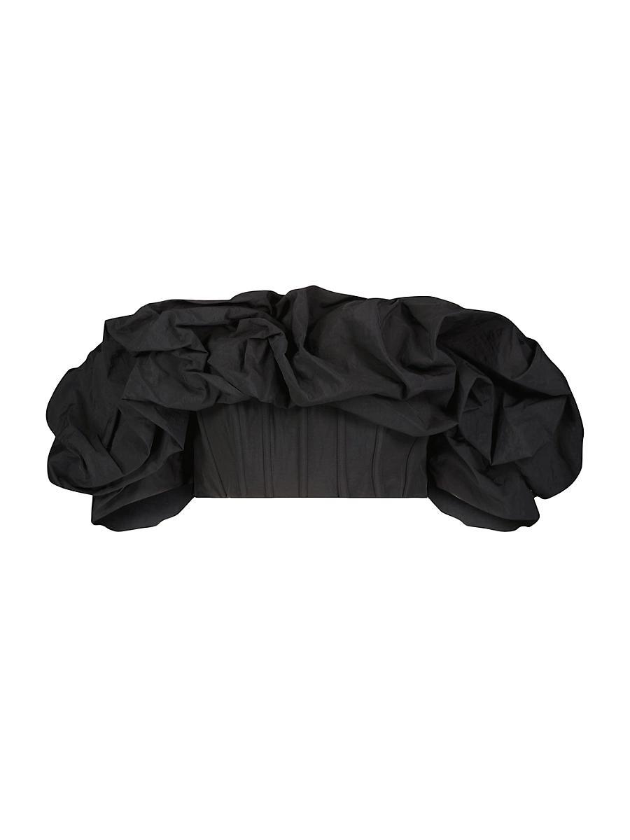 Womens Faille Off-The-Shoulder Bustier Top Product Image