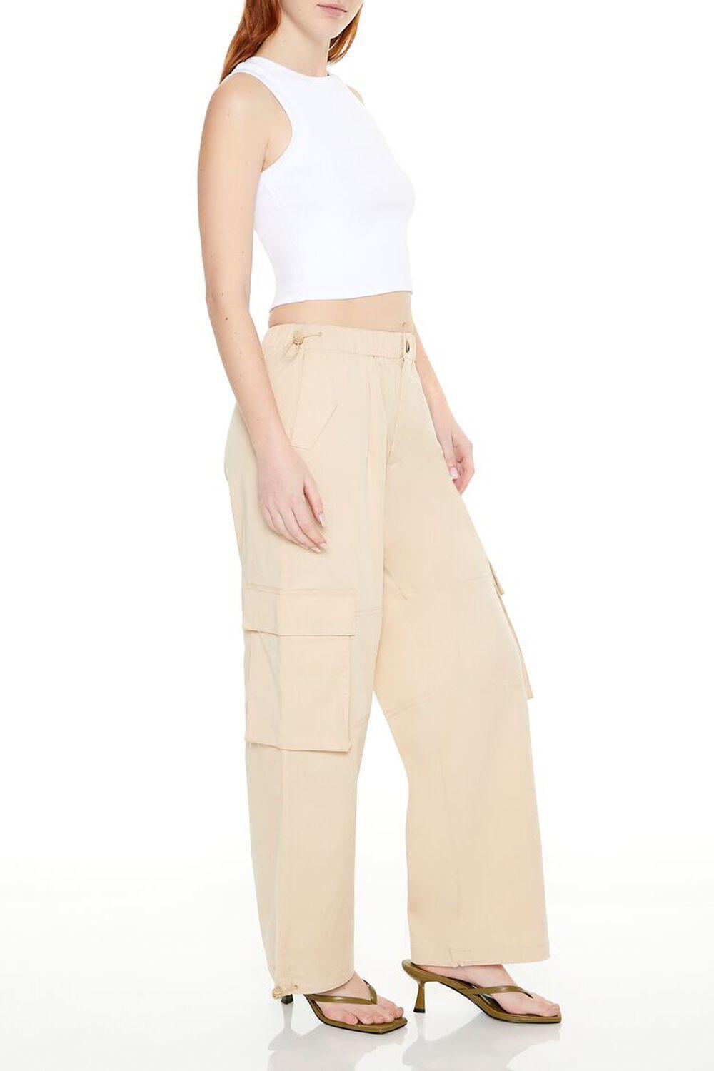 Toggle Drawstring Cargo Joggers | Forever 21 Product Image