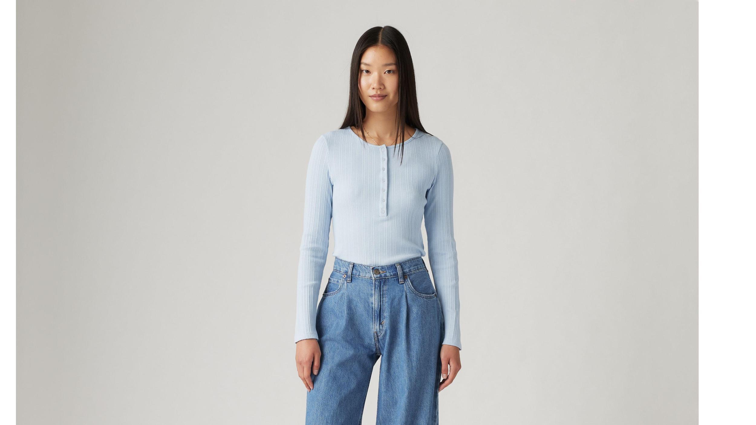 Dry Goods Vacationer Ribbed Henley Product Image