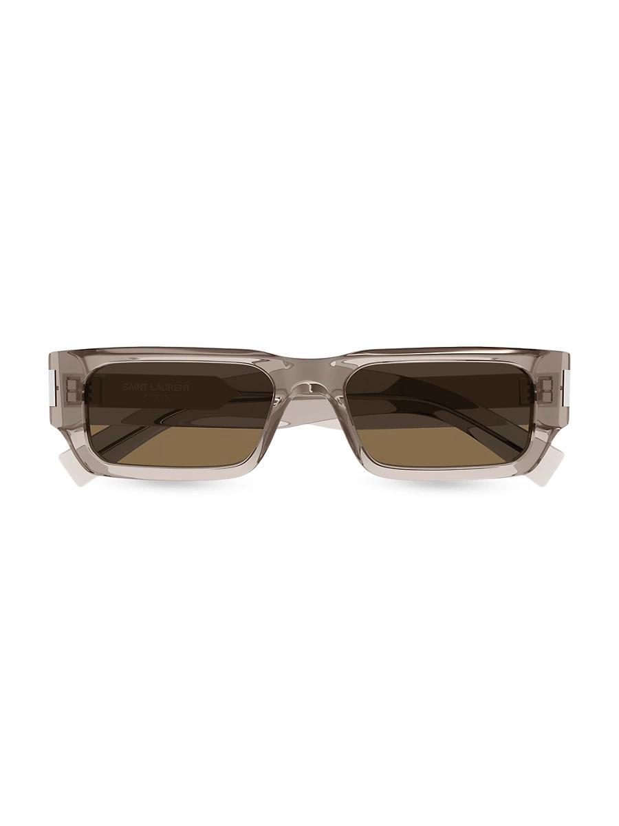 Mens Naked Wirecore 54MM Rectangular Sunglasses Product Image