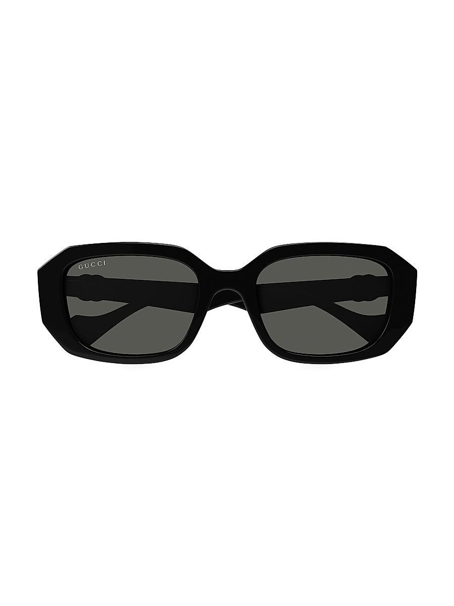 Womens GG Generation Light 54MM Rectangular Sunglasses Product Image