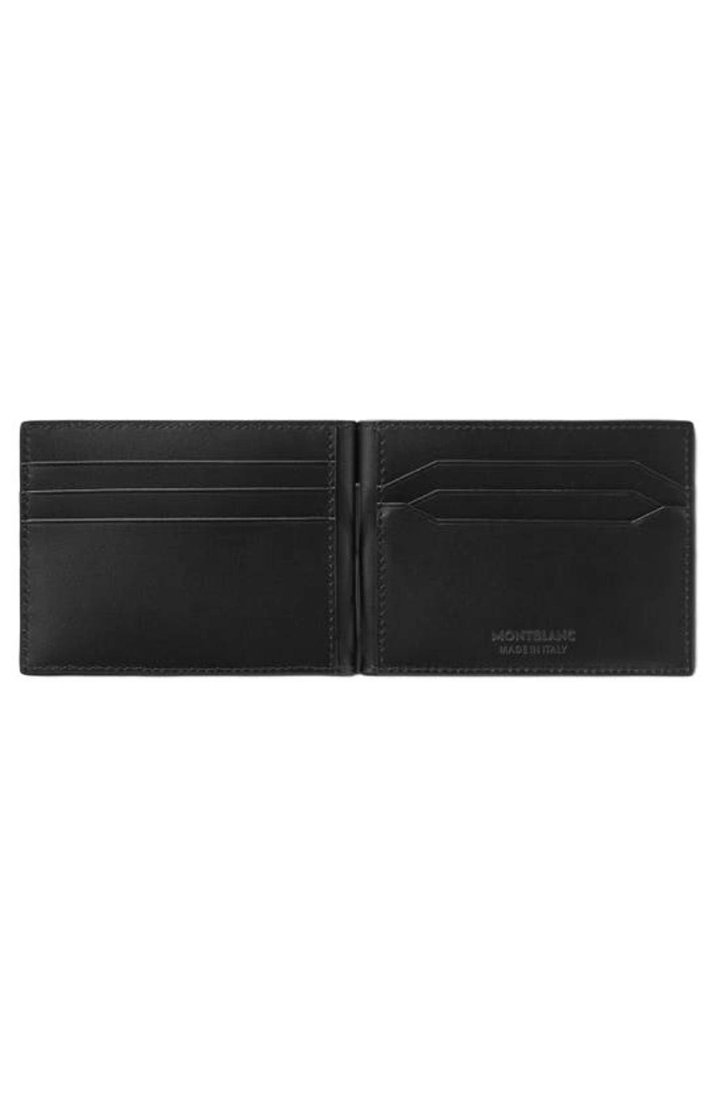 MONTBLANC Extreme 3.0 Wallet 6cc With Money Clip In Black Product Image
