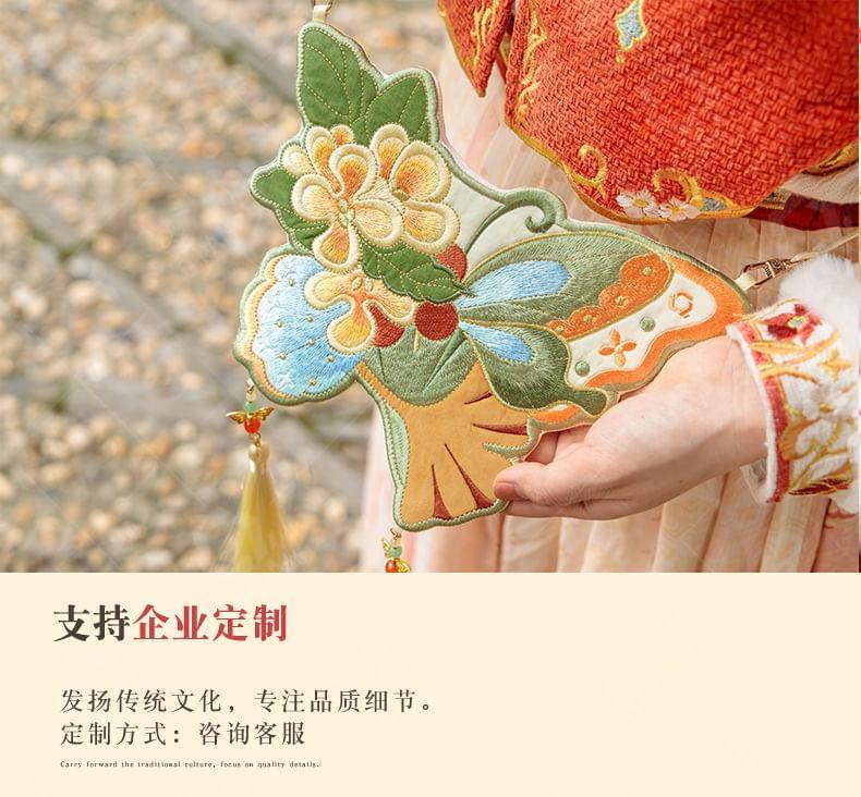 Butterfly Tasseled Crossbody Bag Product Image