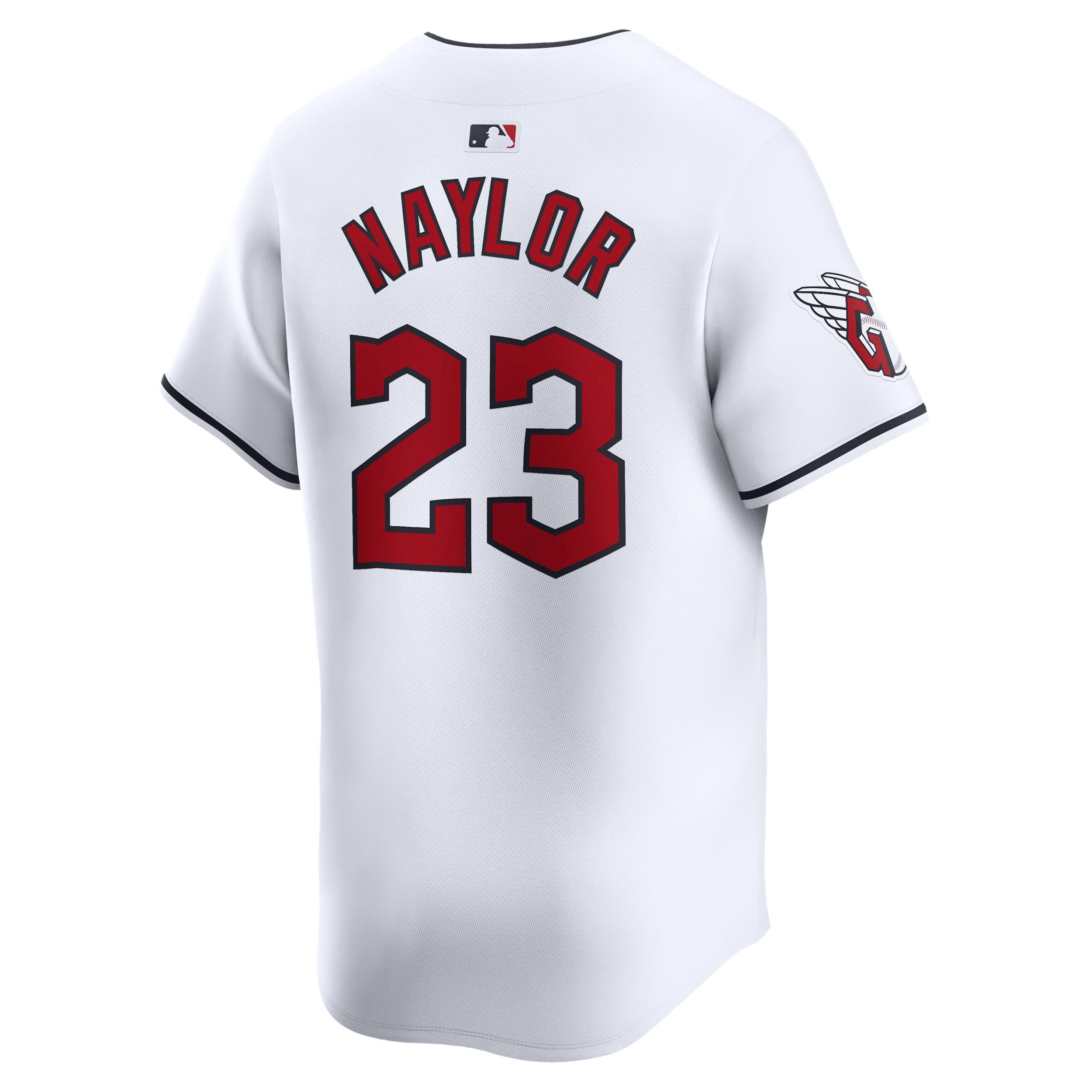 Men's Nike Bo Naylor White Cleveland Guardians Home Limited Player Jersey, Size: Small, Grd White Product Image