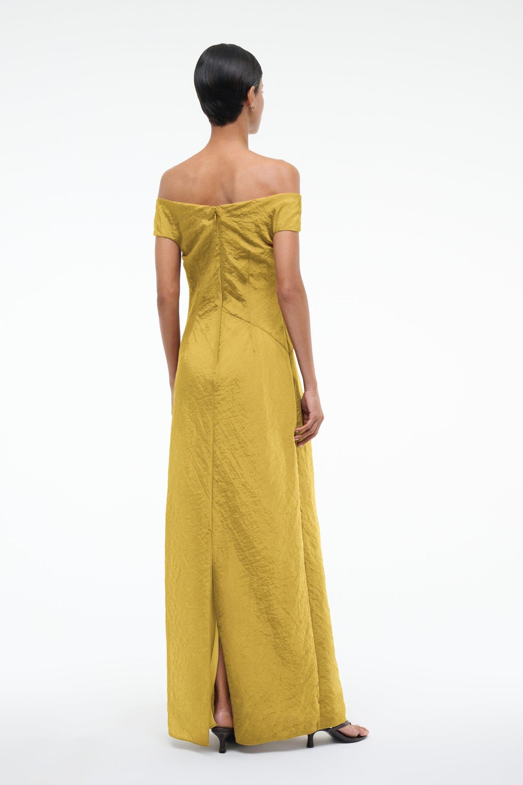 CHEYENNE DRESS | CHARTREUSE Product Image