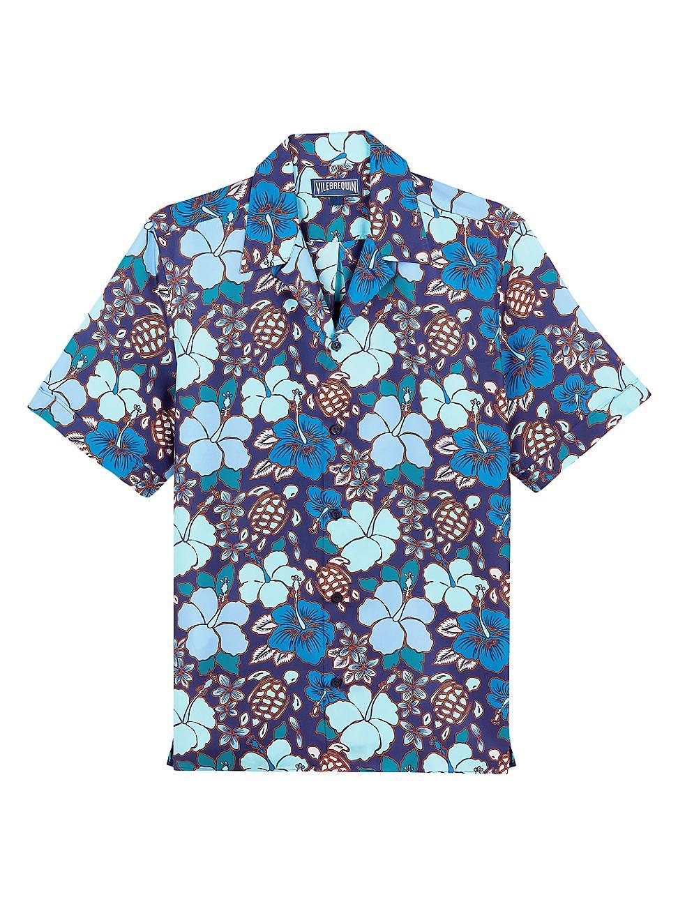Mens Silk Bowling Shirt Product Image