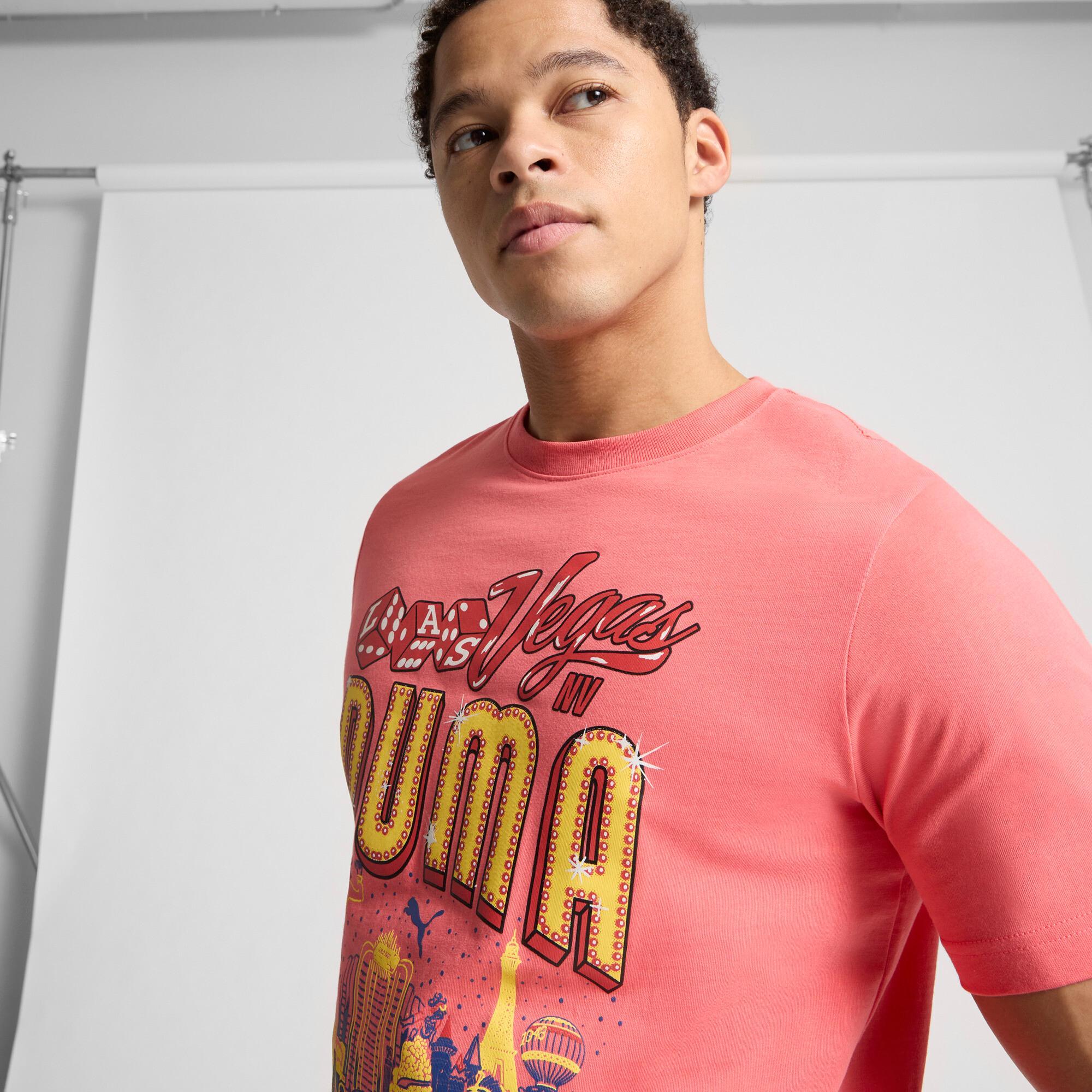 PUMA Las Vegas Billboards Men's Graphic T-Shirt Product Image
