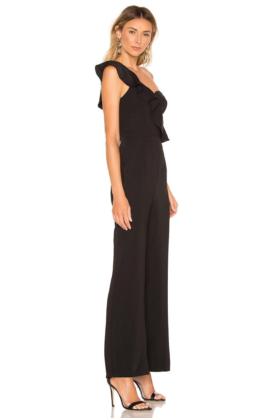 Stefanie One Shoulder Jumpsuit superdown Product Image