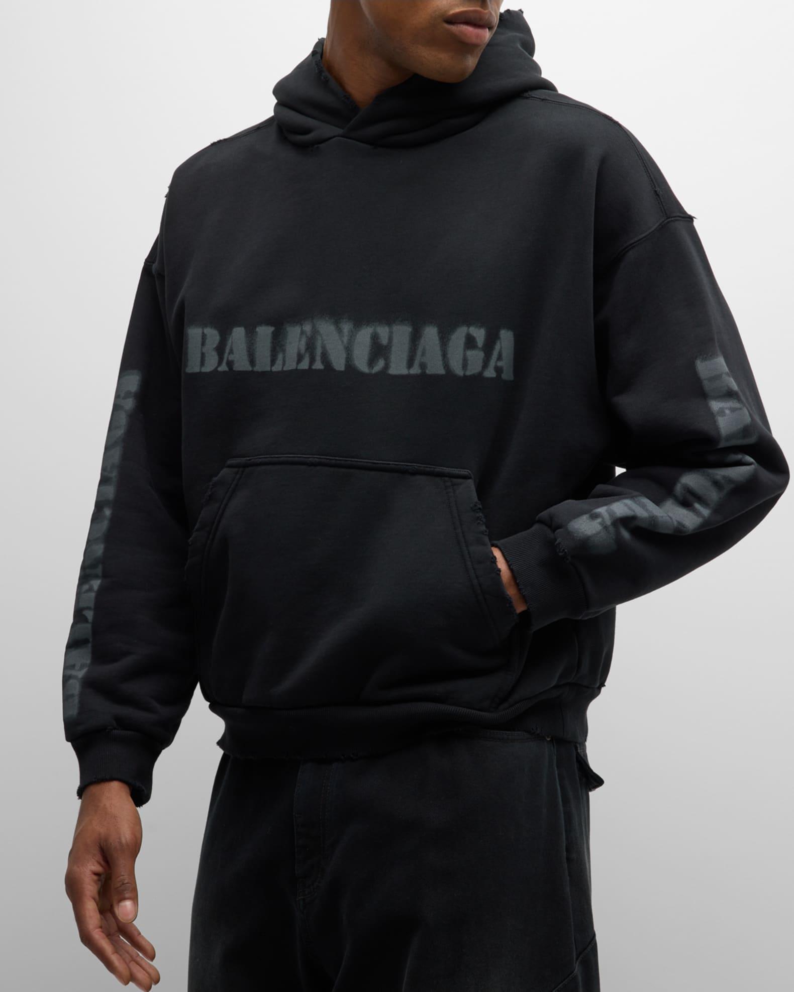 Men's Fleece Stencil Logo Hoodie Product Image