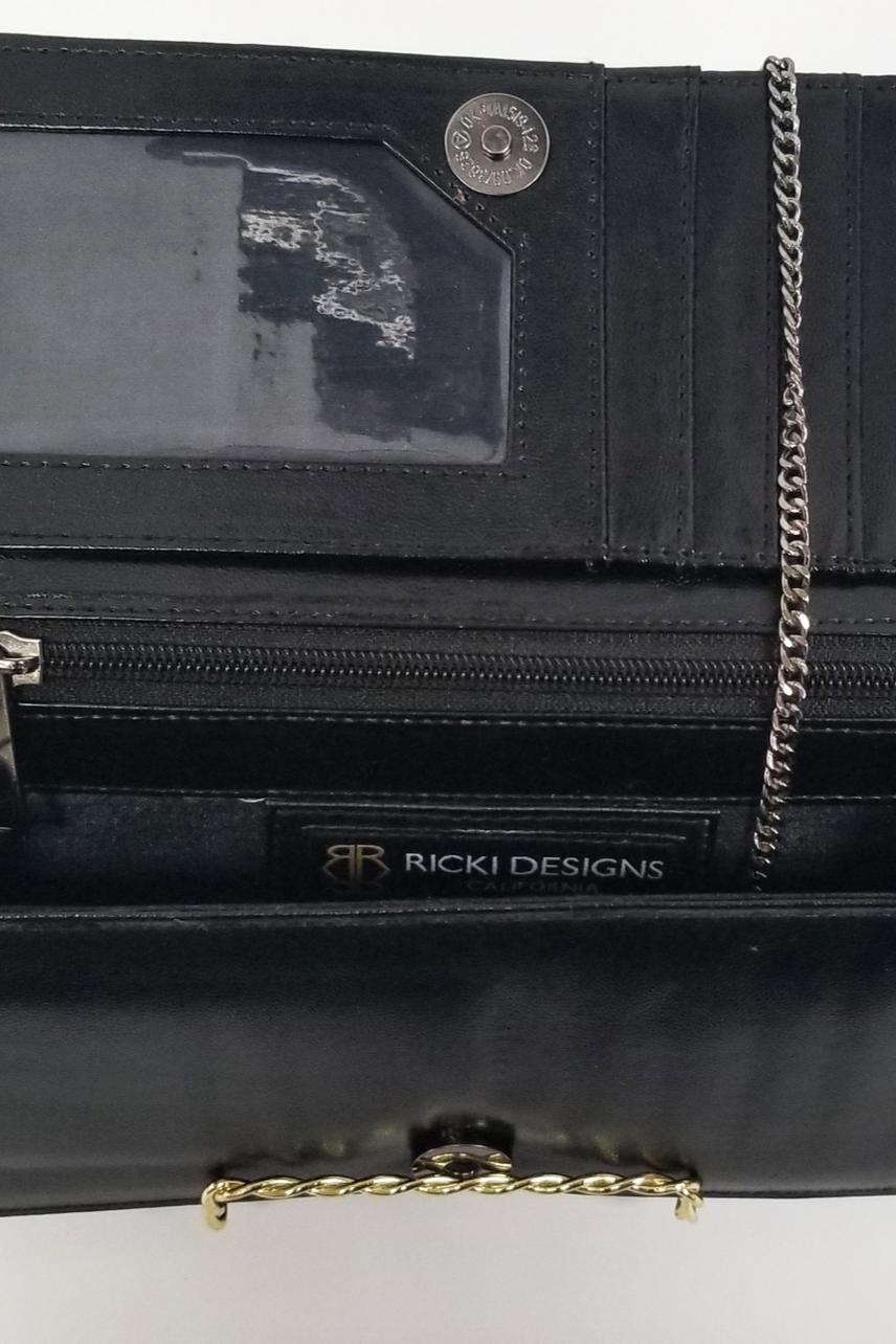 Beaded/Embroidered Wallet Crossbody Bag Product Image