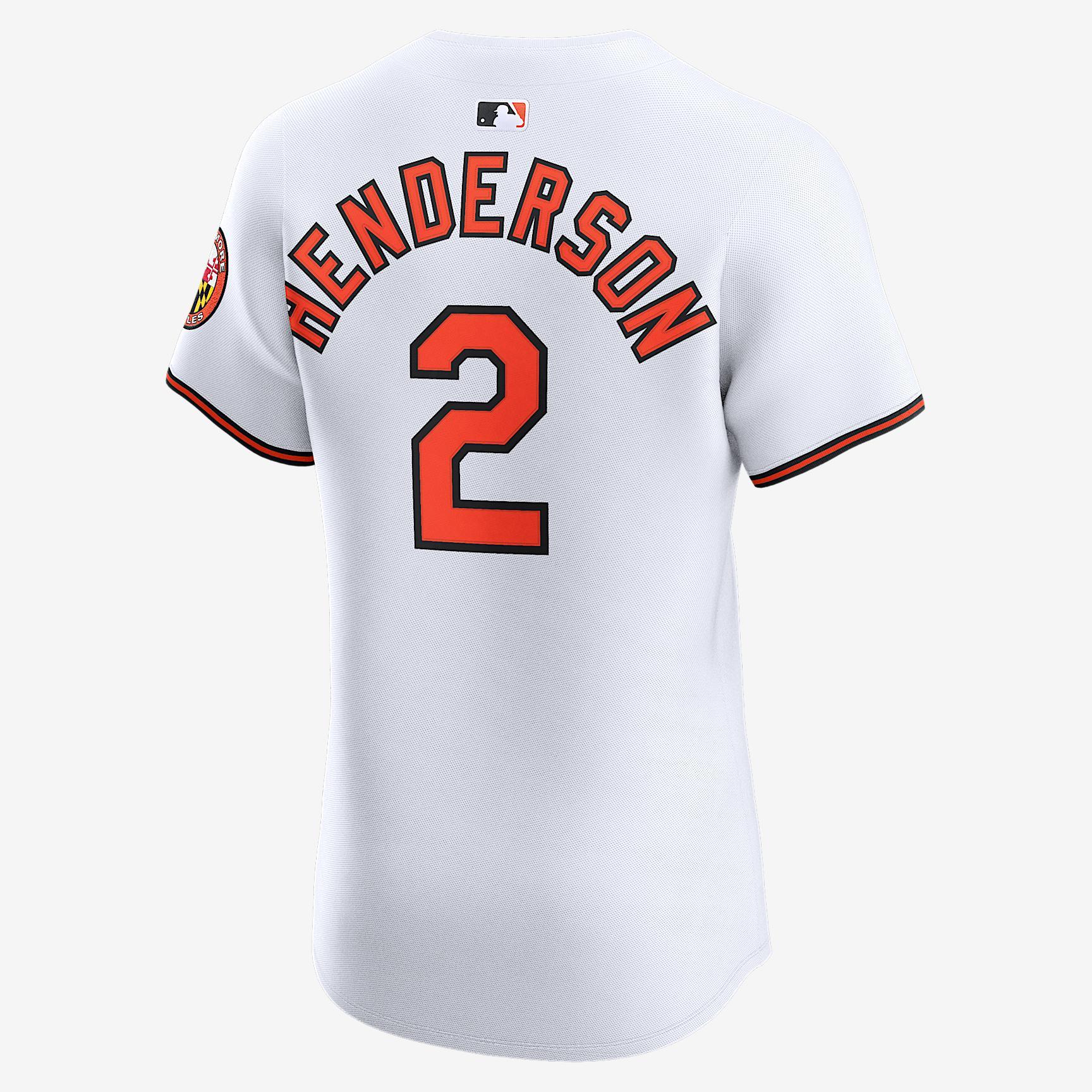 Gunnar Henderson Baltimore Orioles Nike Men's Dri-FIT ADV MLB Elite Jersey Product Image