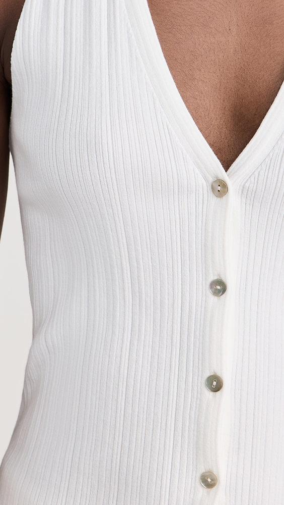 Vince Button Tank | Shopbop Product Image
