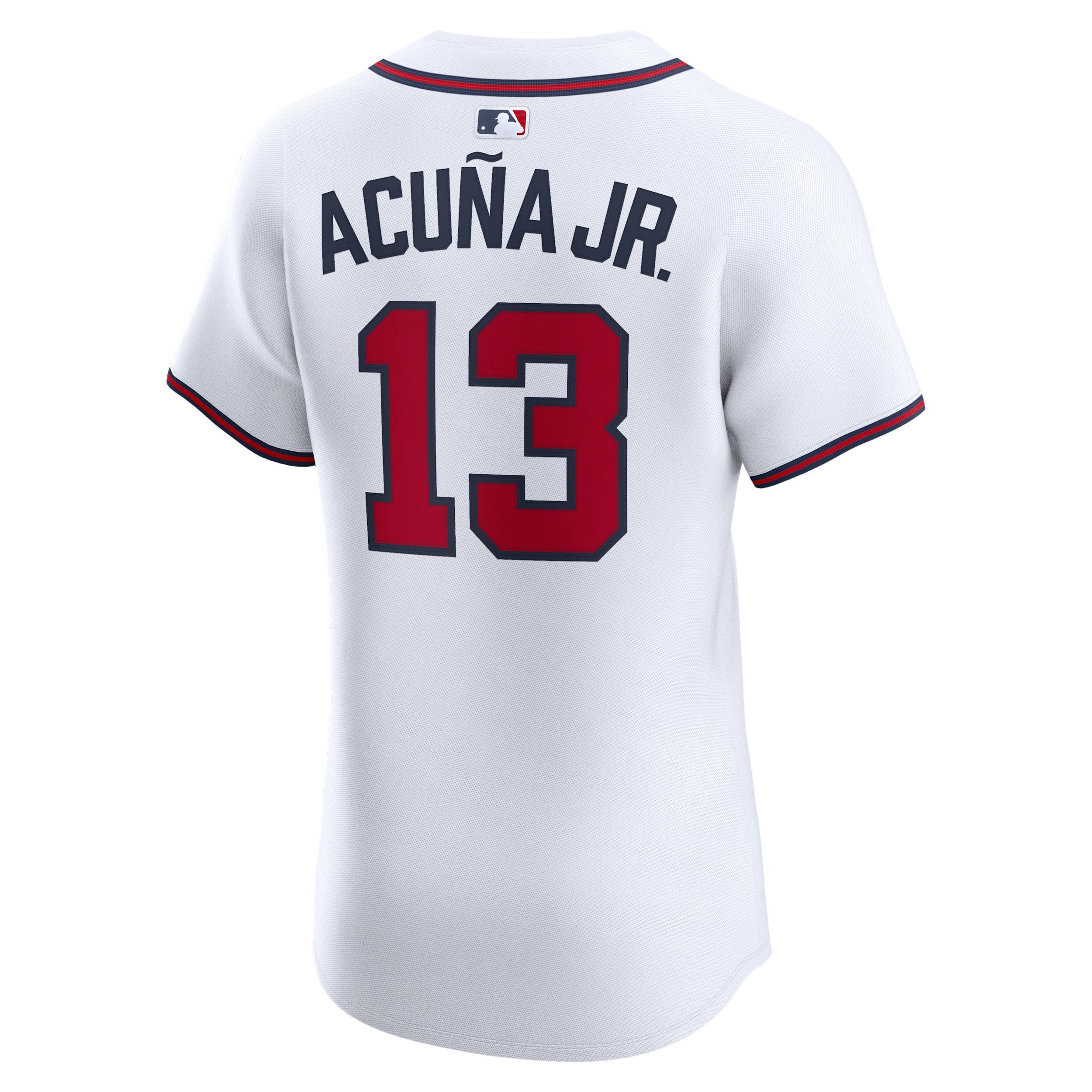 Ronald AcuÃ±a Jr. Atlanta Braves Nike Men's Dri-FIT ADV MLB Elite Jersey Product Image