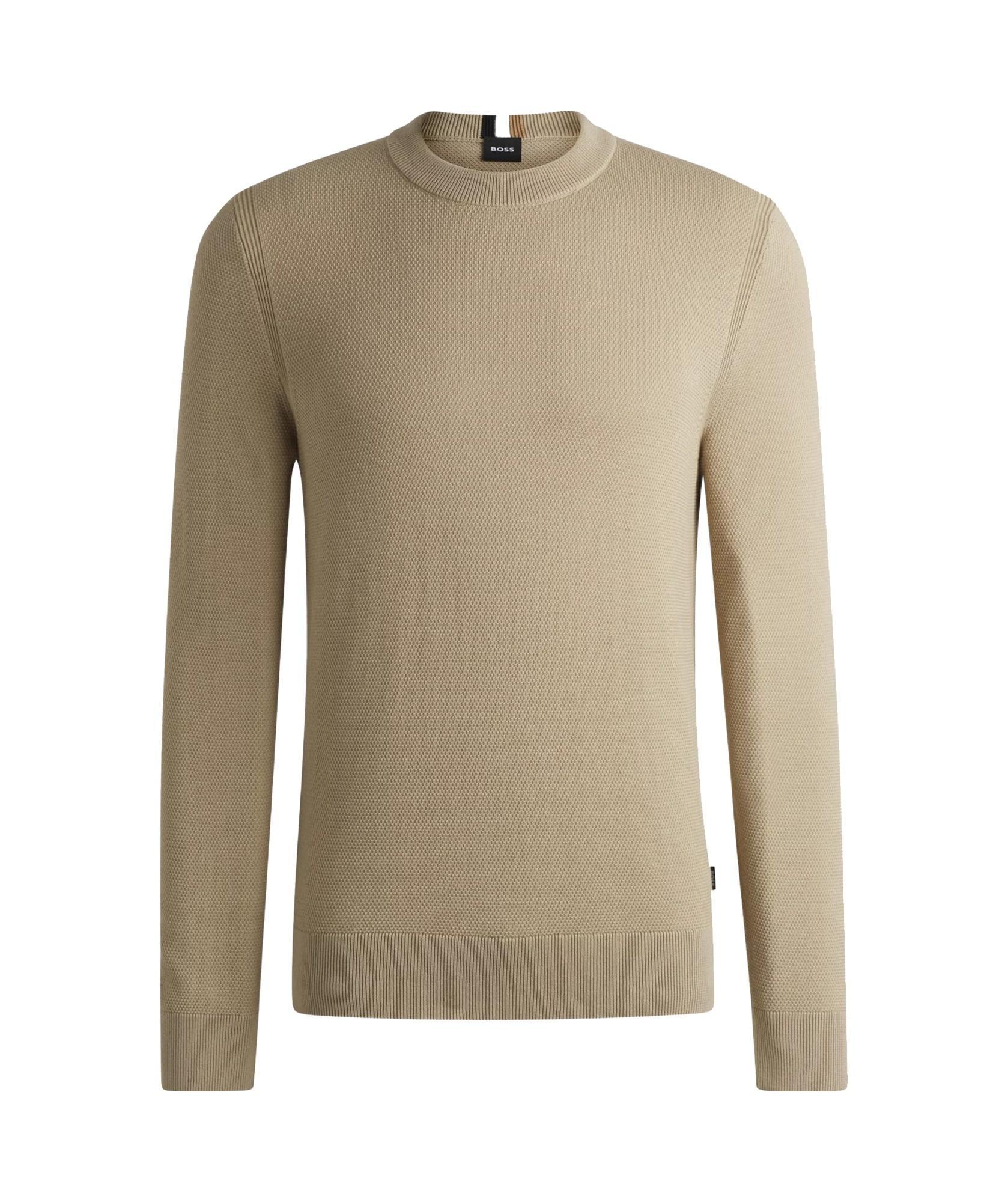 HUGO BOSS Long-sleeved Sweater In Nude Product Image