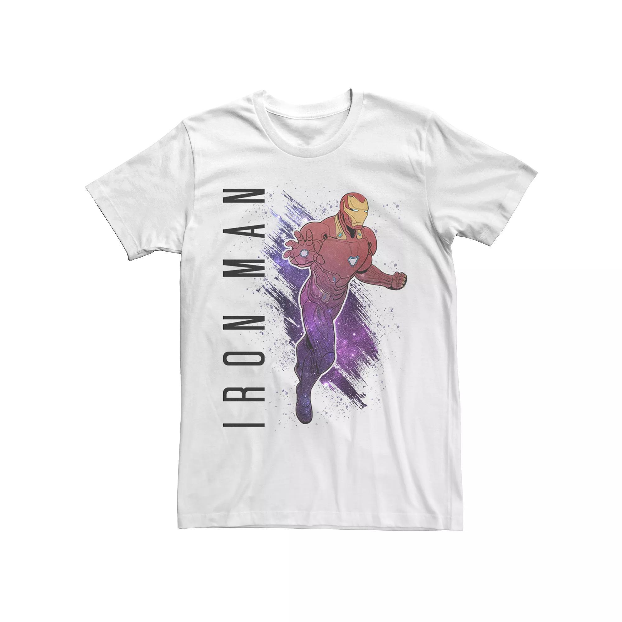 Boys 8-20 Marvel Avengers Endgame Iron Man Galaxy Painted Graphic Tee, Boys Product Image