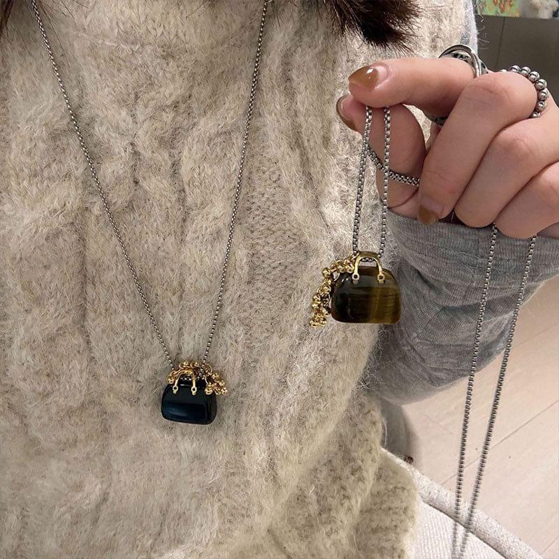 Bag Pendant Chain Necklace Product Image