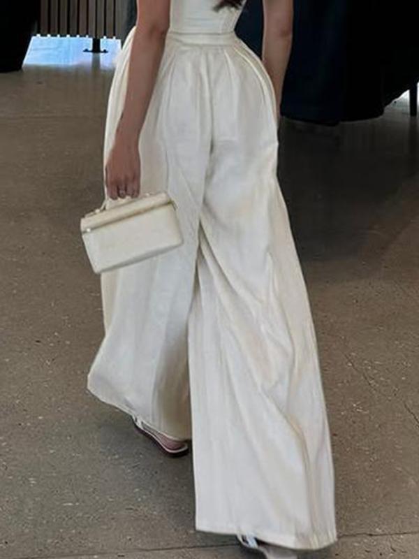 Irregular Wide Leg Pants Product Image