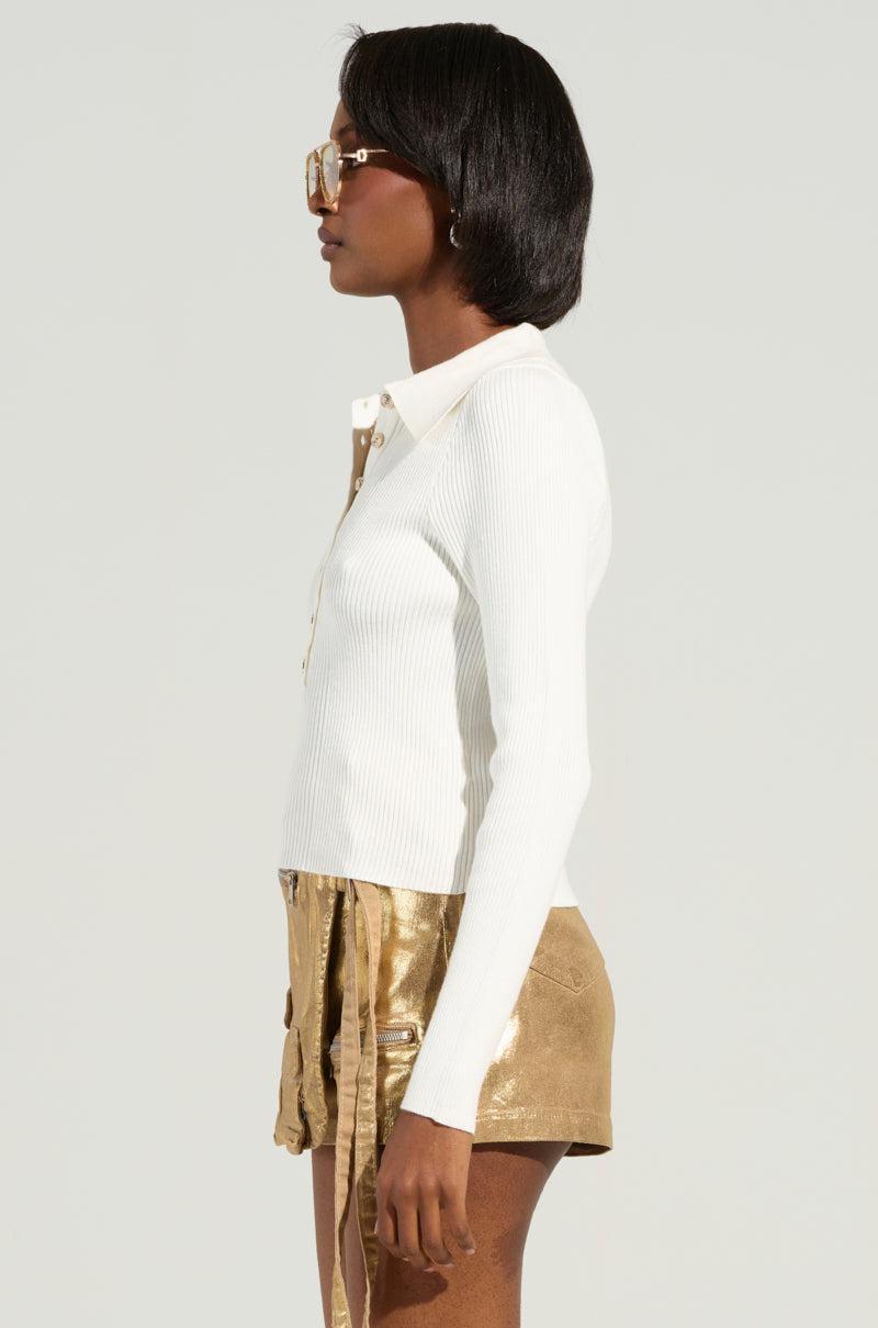 DONT MIND ME SWEATER IN WHITE Product Image