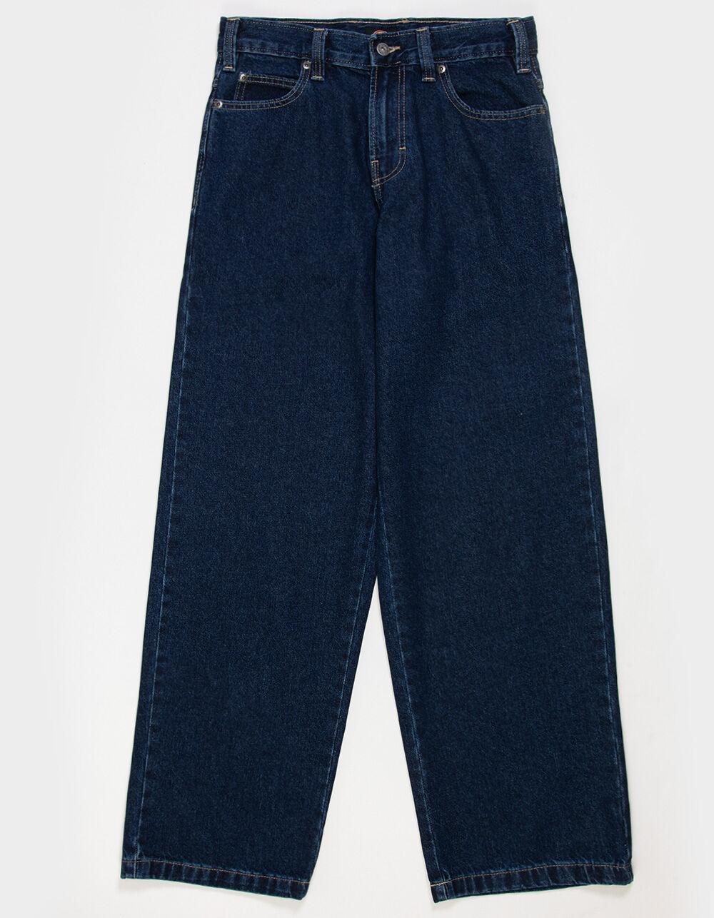 DICKIES Hilham Mens Baggy Jeans - Dark Wash Product Image
