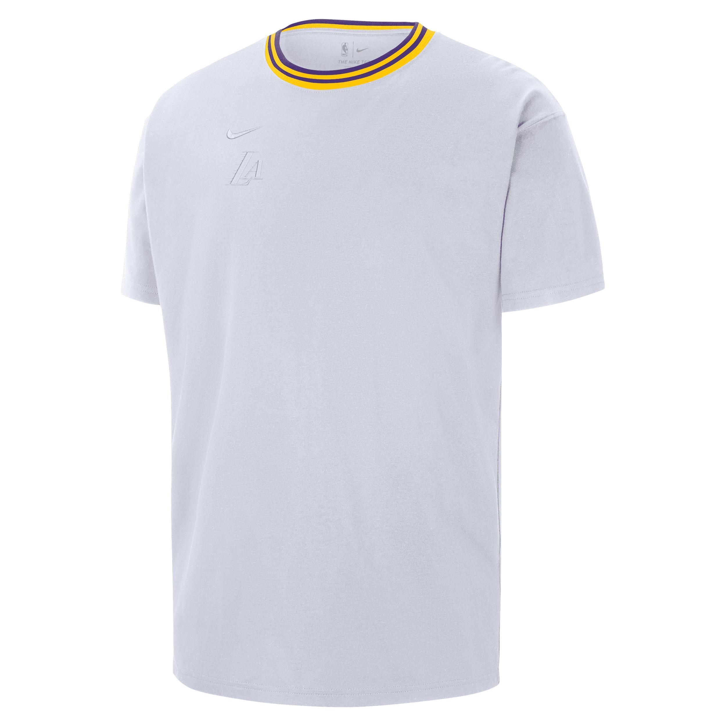Los Angeles Lakers Courtside City Edition Premium Nike Men's NBA Max90 T-Shirt Product Image